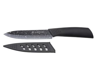 Cutit universal AMBITION Skiv, 12.5cm, negru, lama ceramica