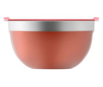Set bol cu capac, 2 buc, 18-20cm, AMBITION Minestrone, roz