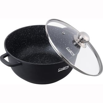 COOKING DARK LINE SEMIOALA ALUMINIU + CAPAC 13.5L