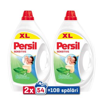 Detergent lichid pentru rufe Persil Sensitive Gel , 108 spalari, 2x2.43L