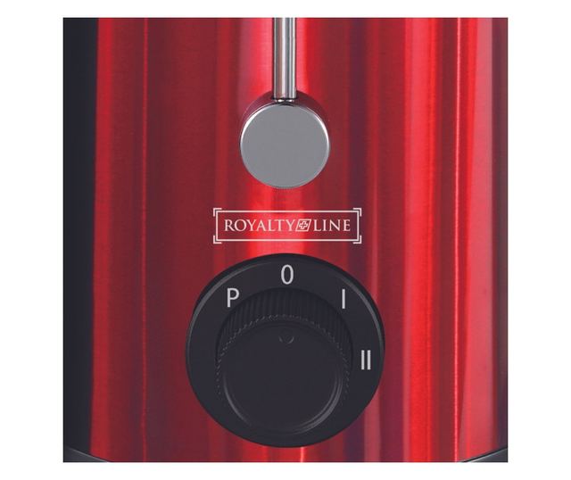 Сокоизстисквачка Royalty Line PJ-19001, 700W, 2 скорости+Pulse, 0.450 ml, Система против капене, Червен