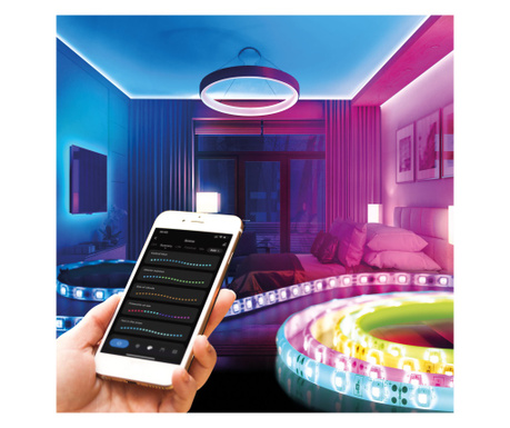 SMD RGB Smart LED лента - 30 светодиода / м - 2 х 5 м / пакет