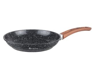 Тиган Goldmann GM-0424, 24см, Мраморно покритие, Индукция, Черен