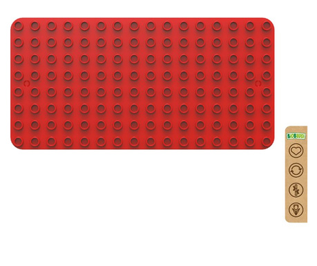 BiOBUDDi BB-0017 | ismert márkával kompatibilis alaplap | 8x16 bütyök vörös