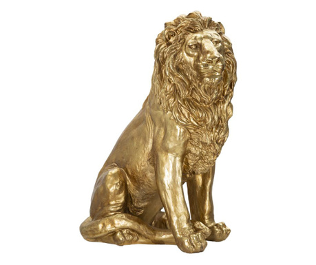 Dekoracija GOLD LION cm 67X36,5X80