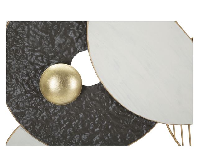 Faldekoráció, vas panel boly cm 70,5x5,7x59,1