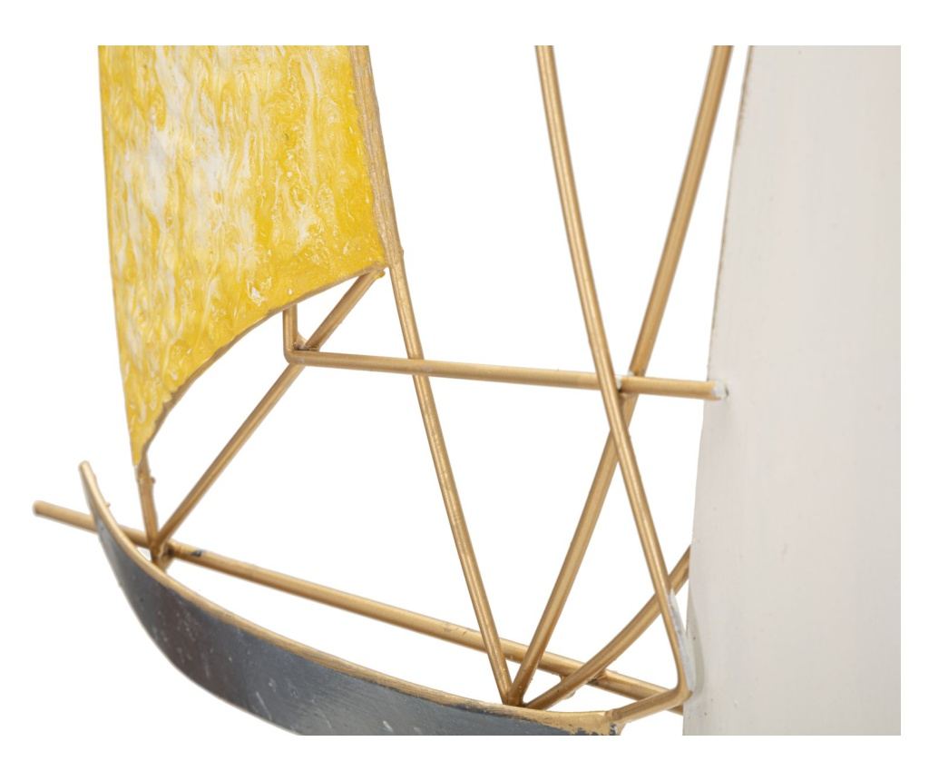 Zidna dekoracija, željezna ploča Vela boja cm 78,7x3,8x97,8 - 4