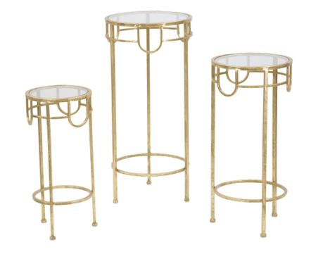 Set Stalak za TV Zlatni 33 cm (3 kom)