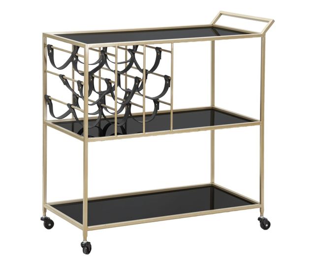 Troler negru cu șnur cm 79x39,5x82