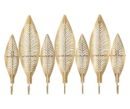 Vješalica Leaf Gold 43 cm