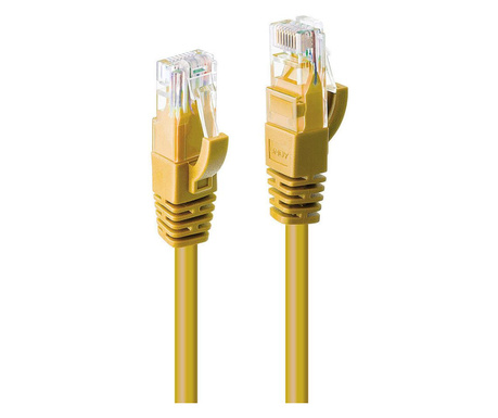 Lindy 48061 мрежов кабел Жълт 0,5 м Cat6 U/UTP (UTP)