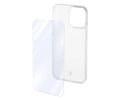 Cellularline Protection Kit Apple iPhone 15 Plus hátlap átlátszó (PROTKITIPH15MAXT)