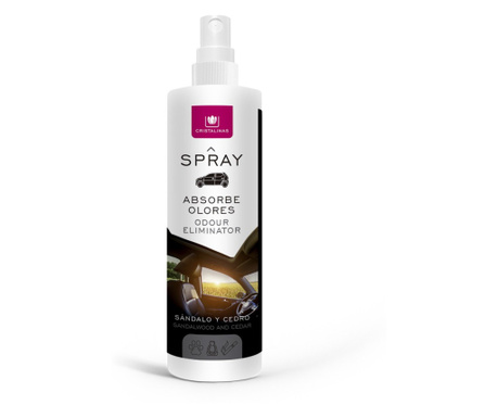 Spray auto „Absoarbe mirosurile”, Santal si cedru 100 ml