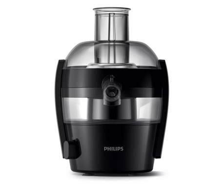Storcător Philips HR1832/00, 500W, 1.5L, QuickClean, Fără picurare, Negru