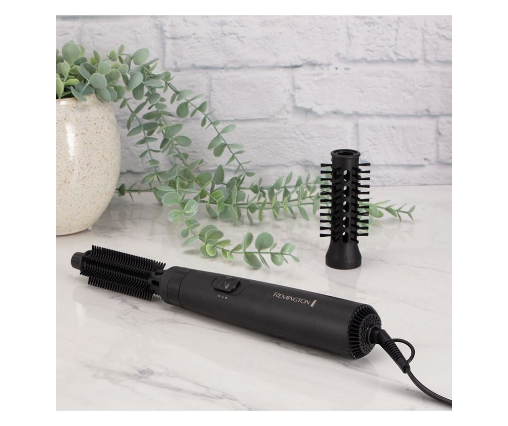 Четка за сушене и стилизиране с горещ въздух Remington AS7100, 400W, 2в1, Въртящ се кабел, Черен - 2