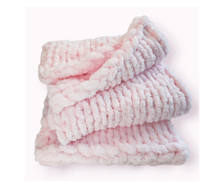 Плетено одеяло chunky pink ice, eloravala,