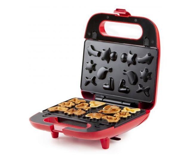 Aparat de sandwich 5 in 1 DO9242W cu placi interschimbabile, pentru pregatire sandwich, waffe, gogosi 750 W