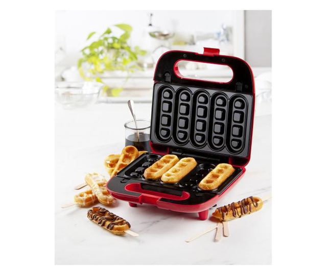 Aparat de sandwich 5 in 1 DO9242W cu placi interschimbabile, pentru pregatire sandwich, waffe, gogosi 750 W