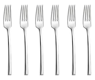 Set 6 furculite medii INOXRIV MEDEA, inox, L18cm, grosime 3,5mm, finisaj lucios