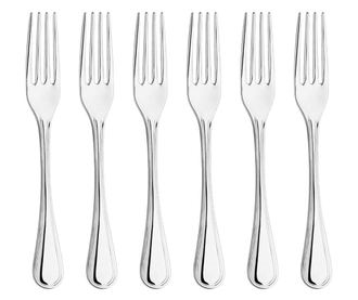 Set 6 furculite principale INOXRIV YORK, inox 18/0, L20cm, grosime 2mm, finisaj lucios