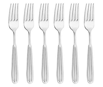Set 6 furculite fel principal INOXRIV NOVIA, inox 18/0, L20cm, grosime 3mm, finisaj lucios