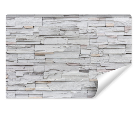 Fototapet Model de caramida modern, efect 3D inovator, decor de perete pentru sufragerie