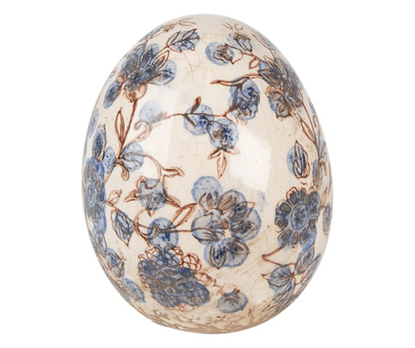 Uskrsno keramičko ukrasno jaje 11x14 cm