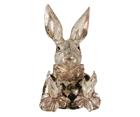 Figurica velikonočnega zajčka iz poliresina 14x13x24 cm