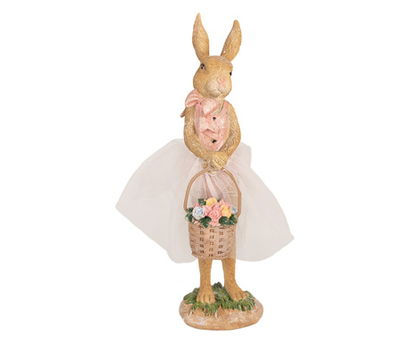 Uskrsna figurica od poliresina Bunny Girl 7x6x21 cm