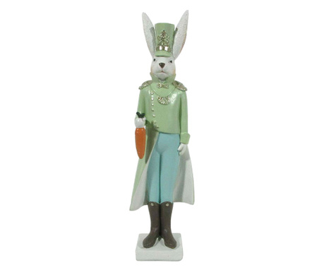 Великденска фигурка на заек от полирезин 7x6x23 см