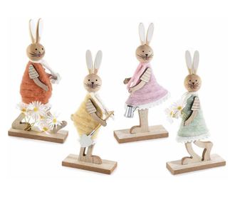 db fa húsvéti nyuszi figurából álló készlet 11x4x22,5 cm