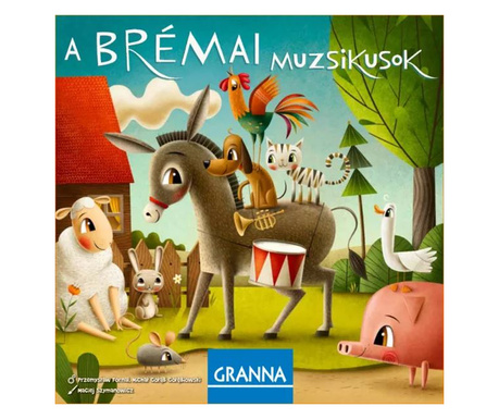 Granna A brémai muzsikusok társasjáték (3429)