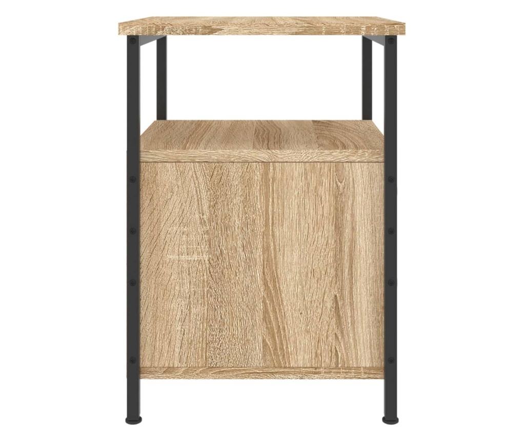 Noćni ormarići, 2 kom., sonoma hrast, 34x35,5x50 cm, kompozitno drvo - 8