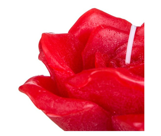 Lumanare decorativa parfumata, in forma de petale de trandafir, rosie