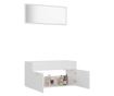 Комплект мебели за залива, 2 пиес, алб, ПАЛ thumbnail 4