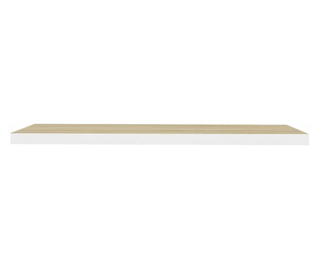 Fali polc tlgy s fehr, 90x23,5x3,8 cm, MDF