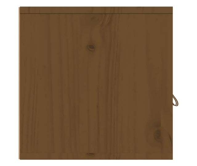 Wall Cabinets 2 pcs Honey Brown 60x30x30 cm Solid Pinewood