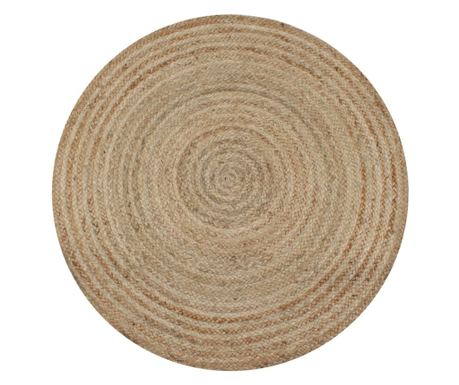 Sztt juta sznyeg, 150 cm, kerek