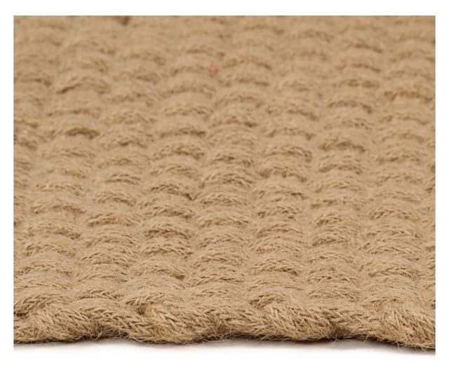 Pravokotna preproga iz jute, naravna, 120x180 cm