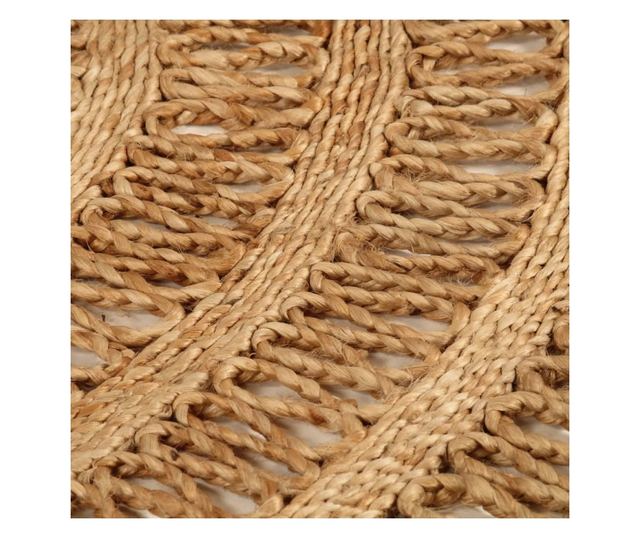 Prepletena preproga, 180 cm, juta, okrogla