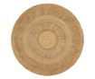 Prepletena preproga, 120 cm, juta, okrogla thumbnail 1