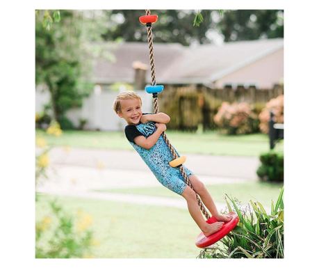 Dětské šplhací lano a houpačka 2 v 1