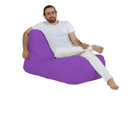 Vreća za sjedenje, Trendy Comfort Bed Pouf - Purple