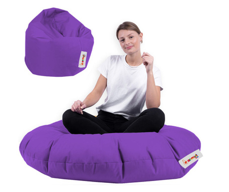 Vreća za sjedenje, Iyzi 100 Cushion Pouf - Purple