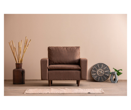 Fotelja, Svijetlo smeđa, Lungo - Light Brown