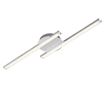 Lustra LED integrat Briloner Leuchen, 12W, 1200 lumeni, lumina Calda 3000K, RA>80, Culoare Argintiu