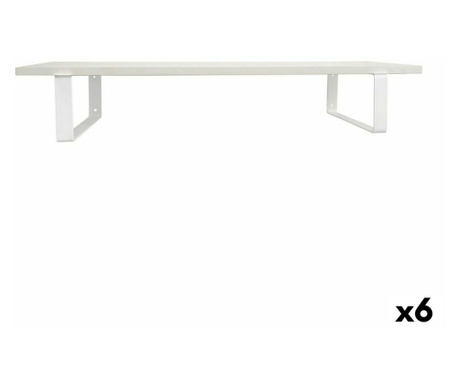 Рафтове Confortime Бял Дървен MDF 80 x 23,5 x 1,5 cm (6 броя)