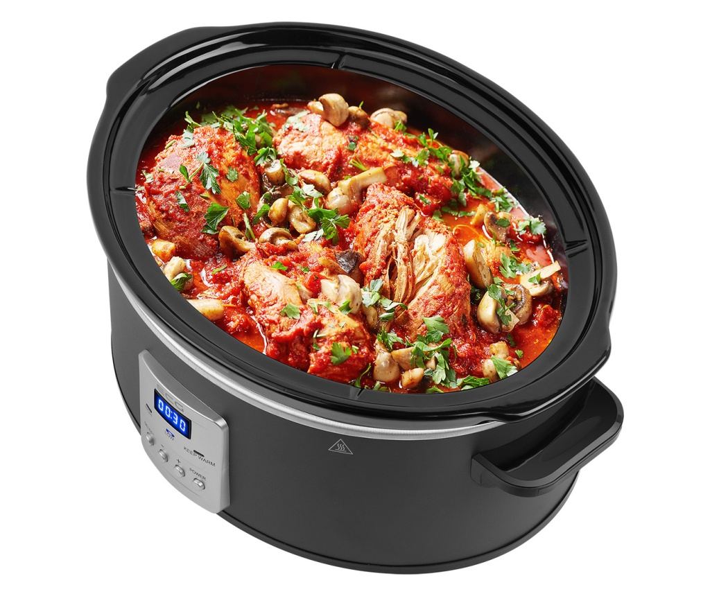 Oala electrica Slow cooker ECG PH 6530 Master, 6.5 litri, 270 W, vas ceramic, afisaj LED - 7