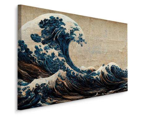 Tablou Canvas Valuri mari ale oceanului, Peisaj abstract pentru Living, Decorarea peretilor