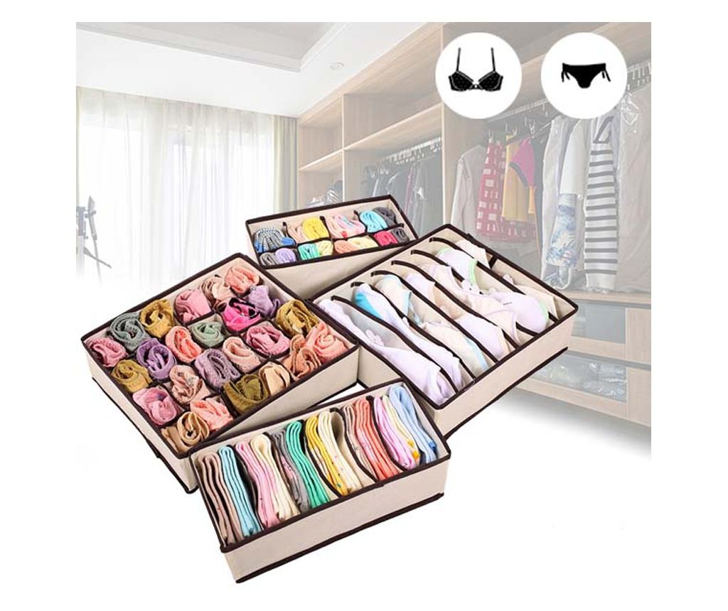 4-dílný organizér-béžový - 5